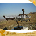 outdoor decoration bronze abstract sculpture statues of hurdle